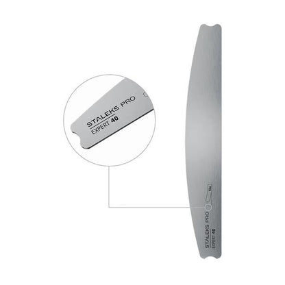 Base métallique demi-lune STALEKS PRO EXPERT 40 MBE-40 pour limes jetables