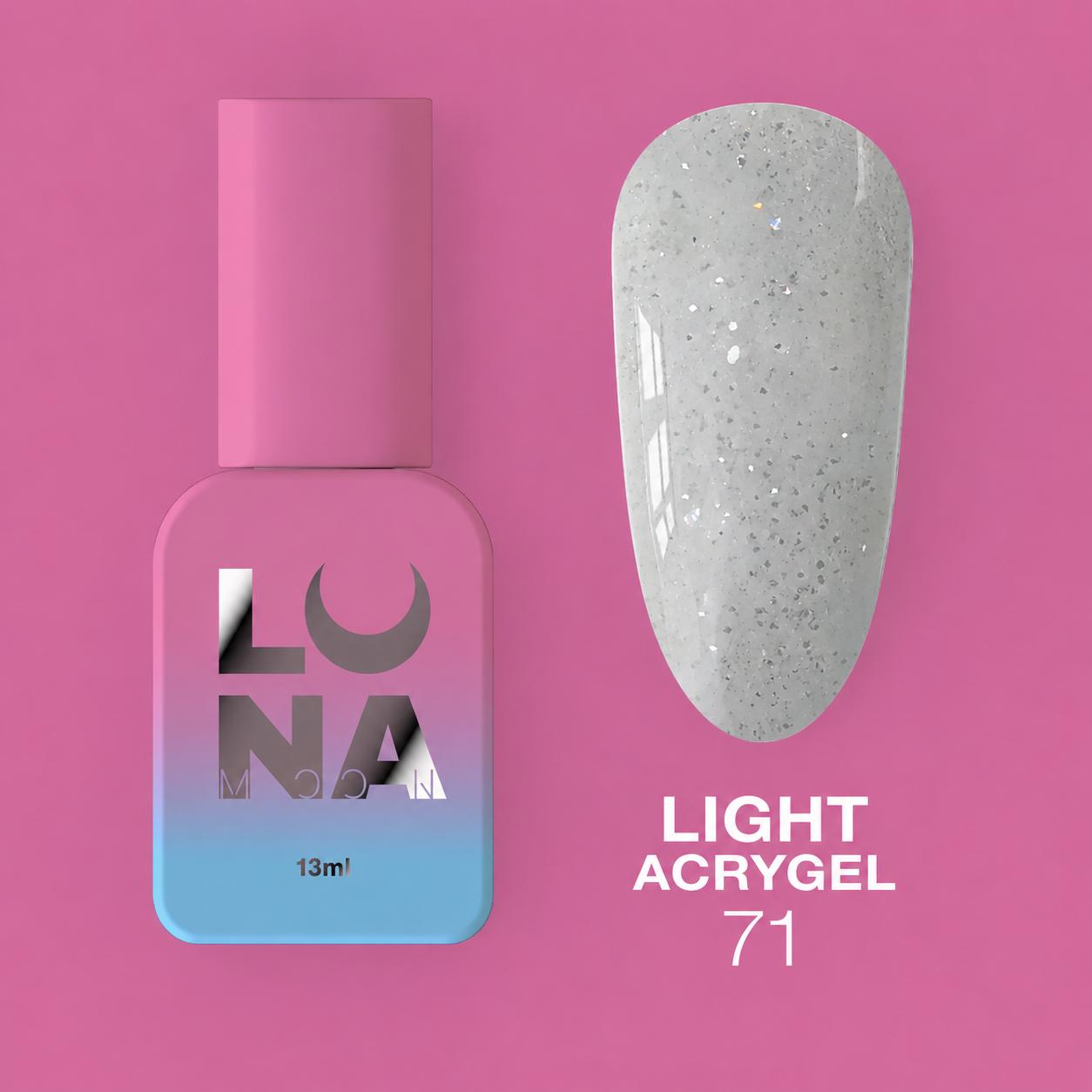 LUNAmoon Light Acrygel 71 Gel Liquide Renforcement Ongles