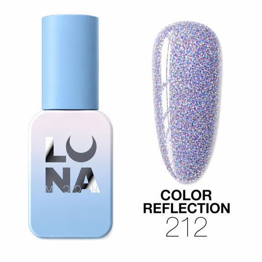 Vernis semi-permanent LUNAmoon réfléchissant color 212 TPO FREE