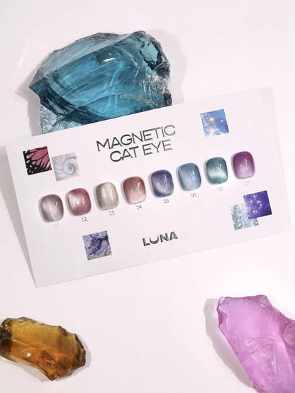 LUNAmoon Magnetic Cat Eye Color N° 8 – Vernis semi-permanent TPO FREE