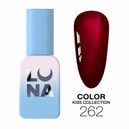 Vernis semi-permanent Color Kiss №262 effet vitrail translucide TPO FREE