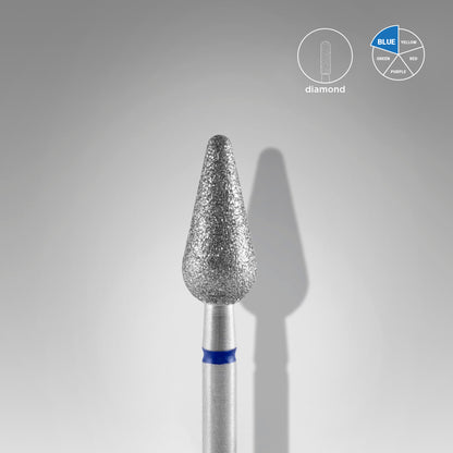 Fraise Diamantée STALEKS PRO EXPERT Poire Arrondie Bleue 5 mm FA101B050/12