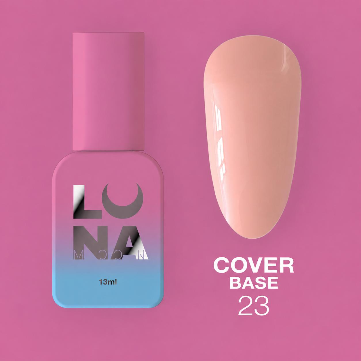 LUNAmoon Cover Base 23 Base Camouflage pour Ongles