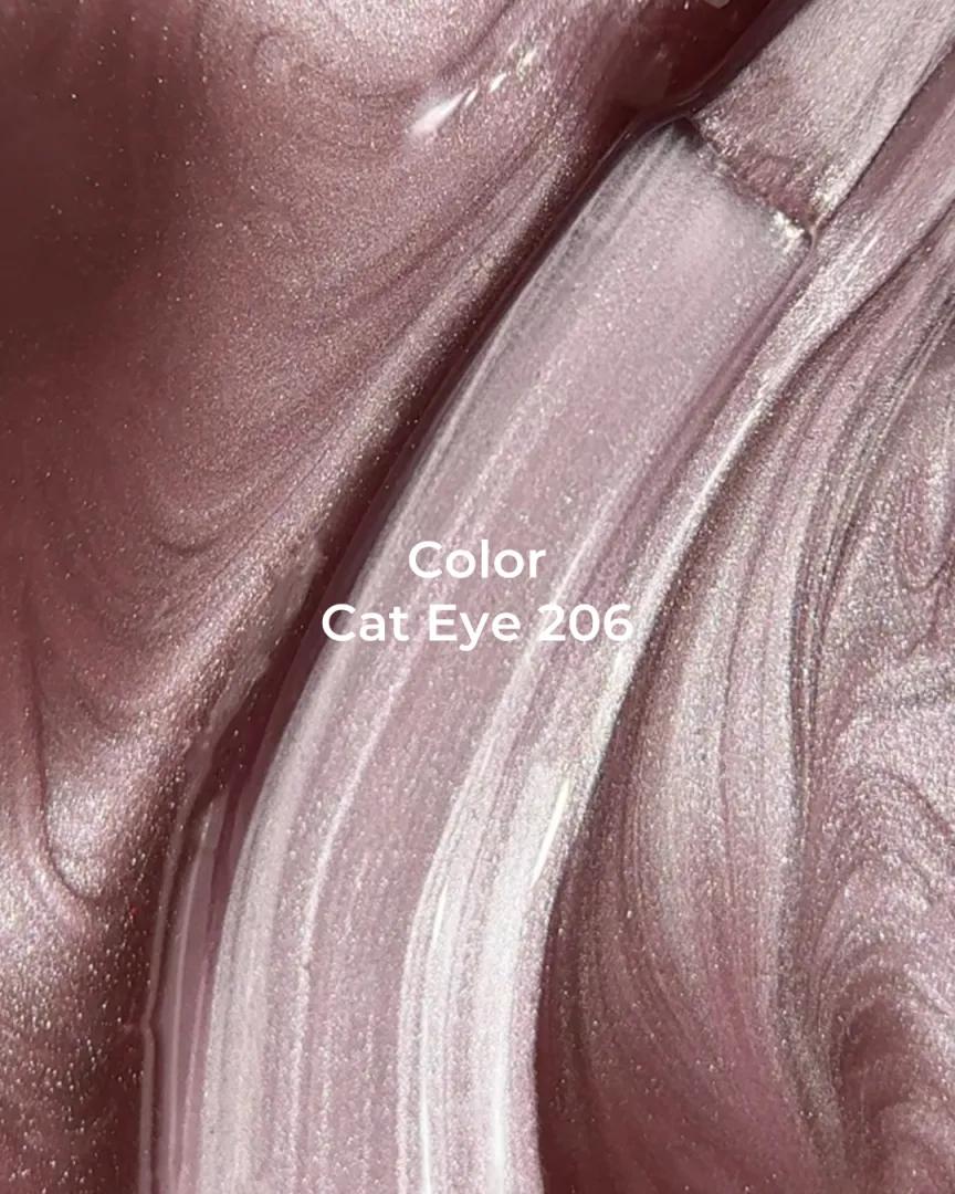LUNAmoon Color Cat Eye №206 – Vernis semi-permanent magnétique TPO FREE