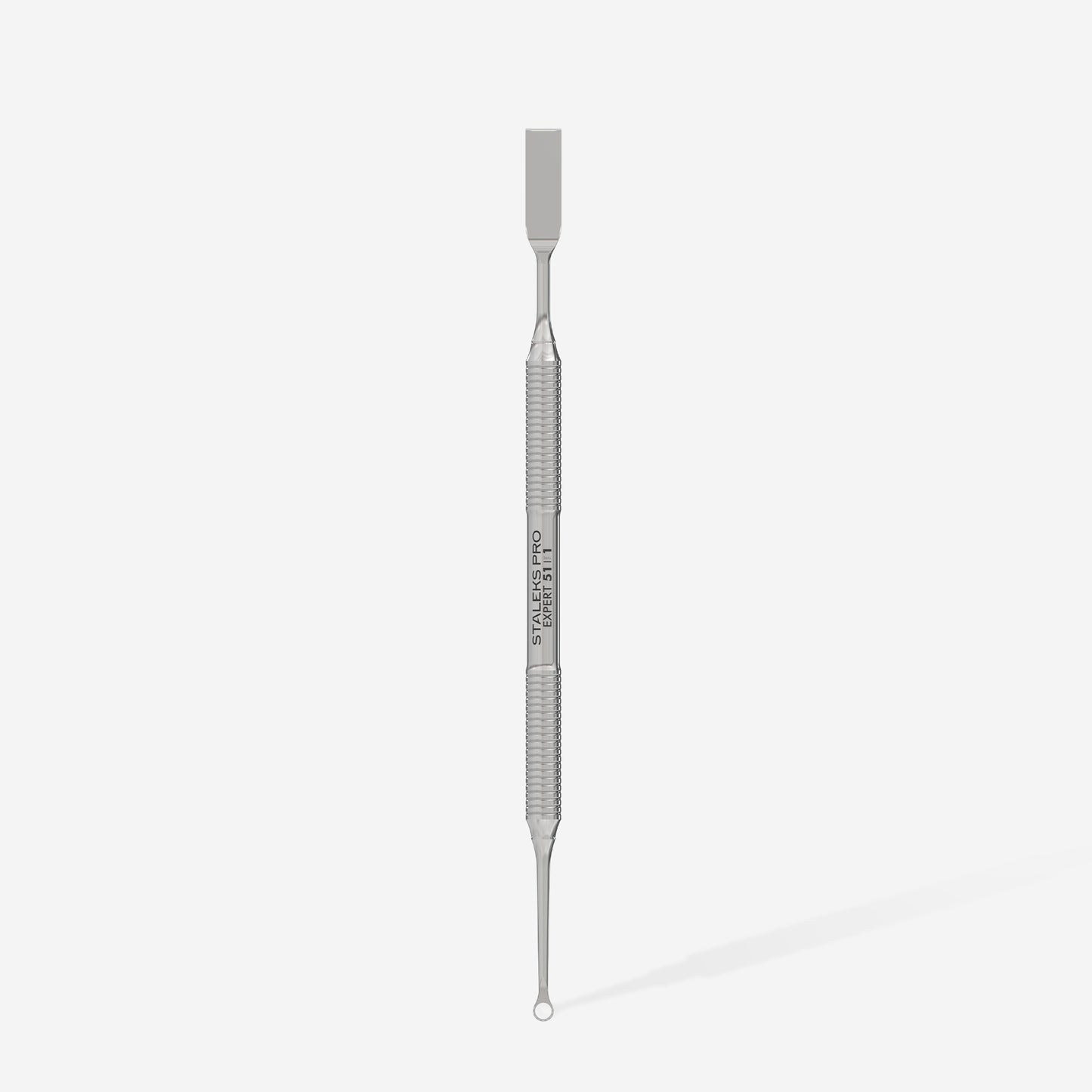 Poussoir manucure STALEKS PRO EXPERT 51 TYPE 1 spatule et anneau PE-51/1