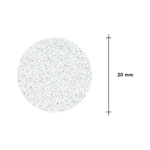 Limes blanches jetables pour disque de pédicure PODODISC M EXPERT 80 grit (50 pcs)