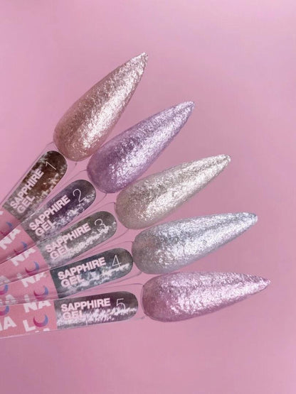 LUNAmoon Sapphire Gel №3 Gel-Pâte Pailleté 5 ml