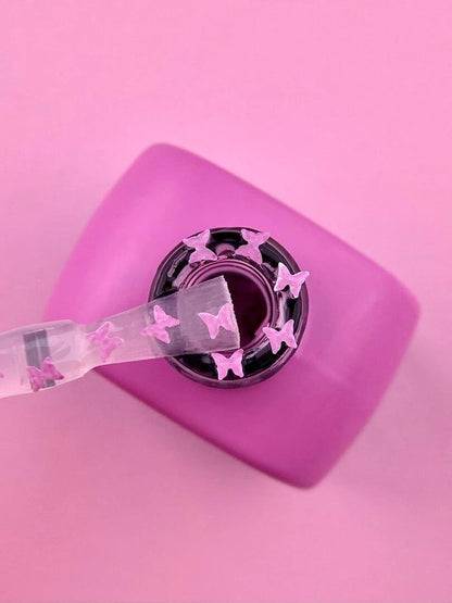 LUNAmoon Top Butterfly Pink Top Coat Décoratif Sans Résidu