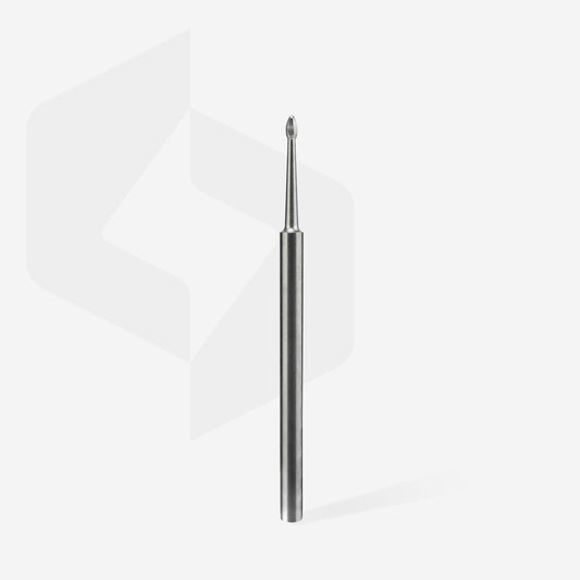 Fraise carbure STALEKS PRO EXPERT Nail Cleaner Mini FT12/012/2.5 de 1,2 mm pour le nettoyage du ptérygion, l’ouverture des sinus et le travail professionnel des cuticules.