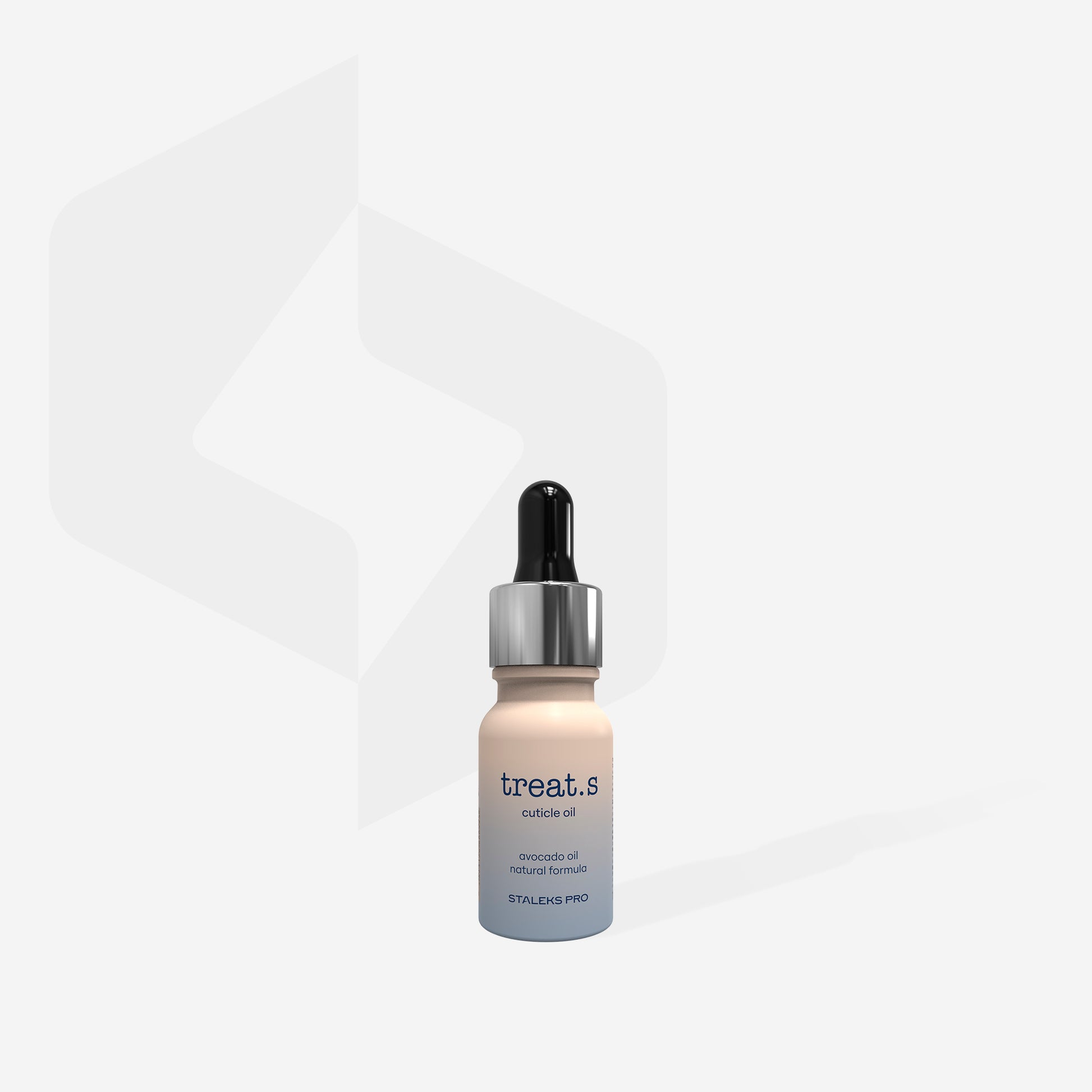 Huile pour cuticules et ongles treat.s STALEKS PRO 10 ml nourrissante à l’huile d’avocat et au panthénol pour hydrater et renforcer les ongles.