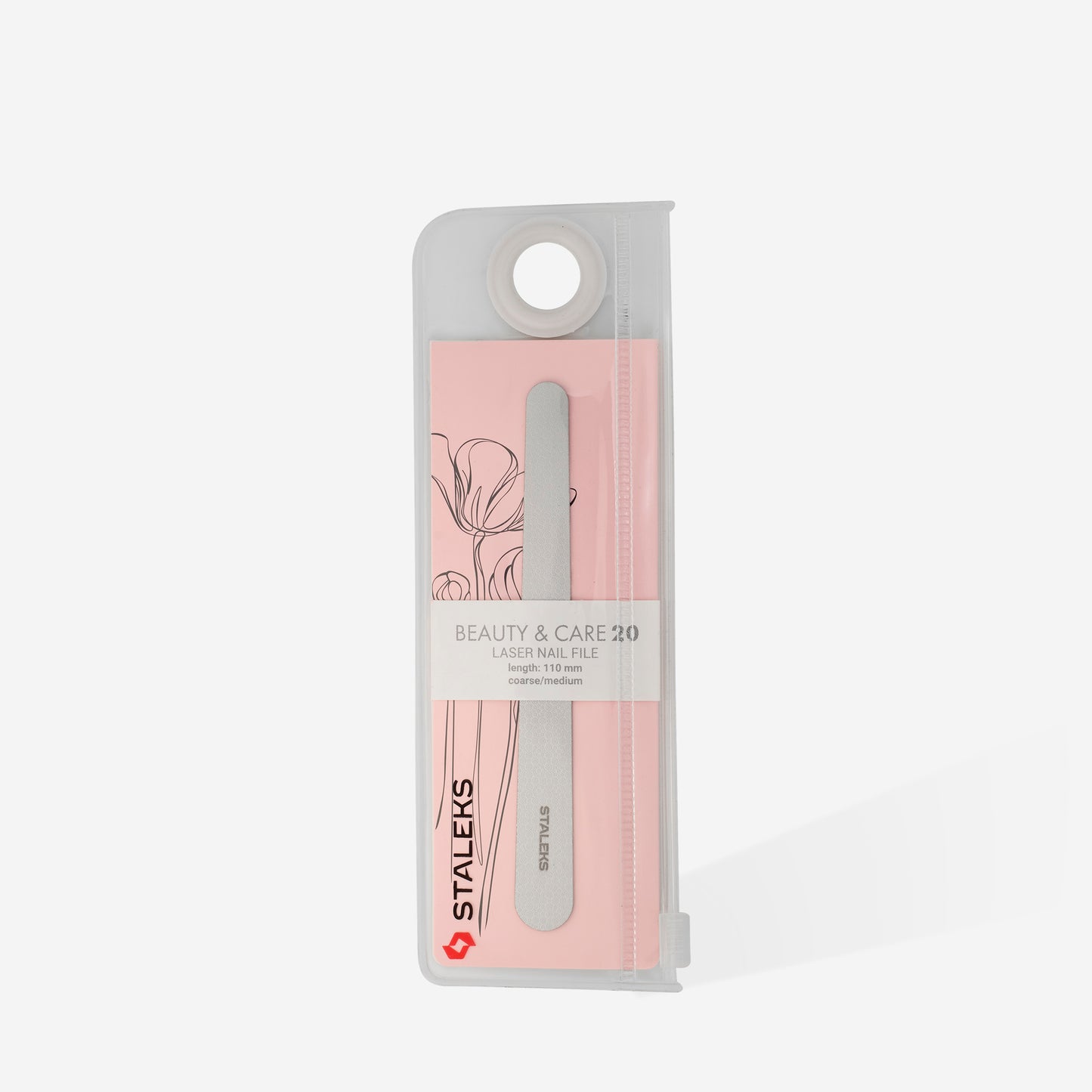 Lime à ongles laser STALEKS BEAUTY & CARE 20 FBC-20-110 en acier inoxydable 110 mm