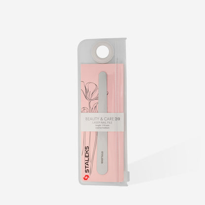 Lime à ongles laser STALEKS BEAUTY & CARE 20 FBC-20-110 en acier inoxydable 110 mm