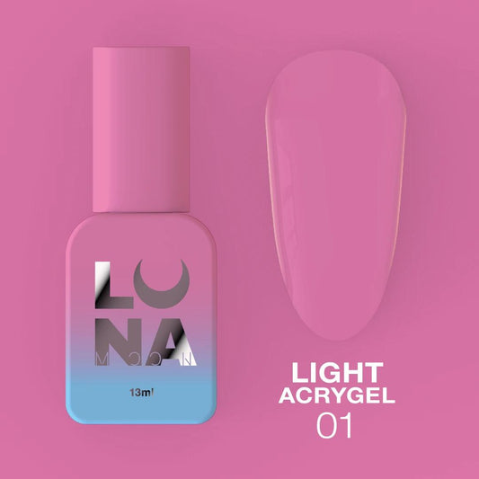 Lunamoon Light Acrygel Gel N°01 Professional for nail masters