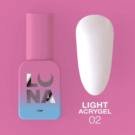 Lunamoon Light Acrygel Gel N°02 Professional for nail masters