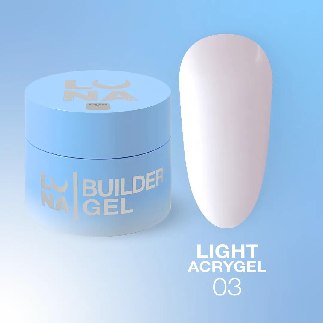 Lunamoon Light Acrygel Gel N°03 Professional for nail masters