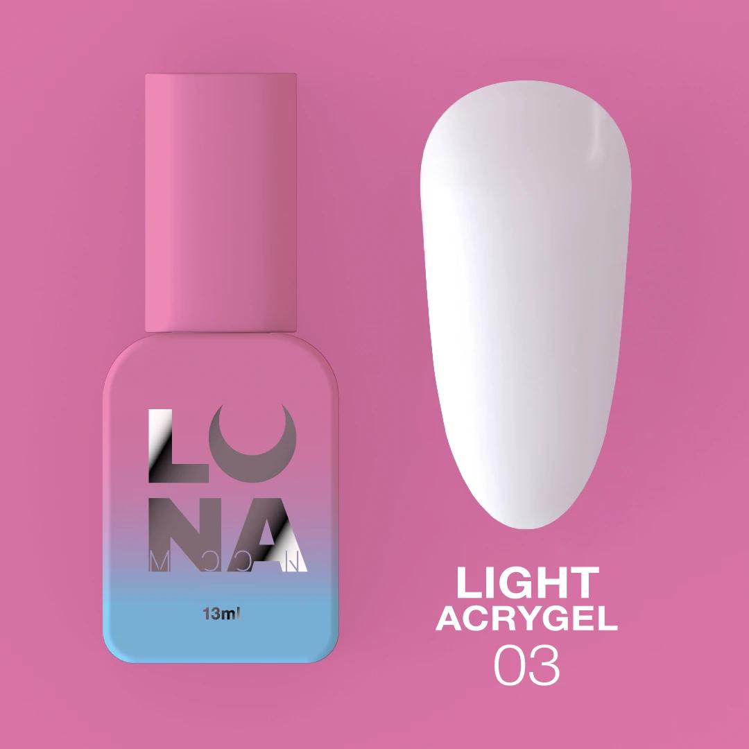 Lunamoon Light Acrygel Gel N°03 Professional for nail masters