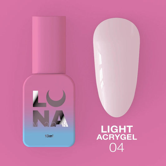 Lunamoon Light Acrygel Gel N°04 Professional for nail masters