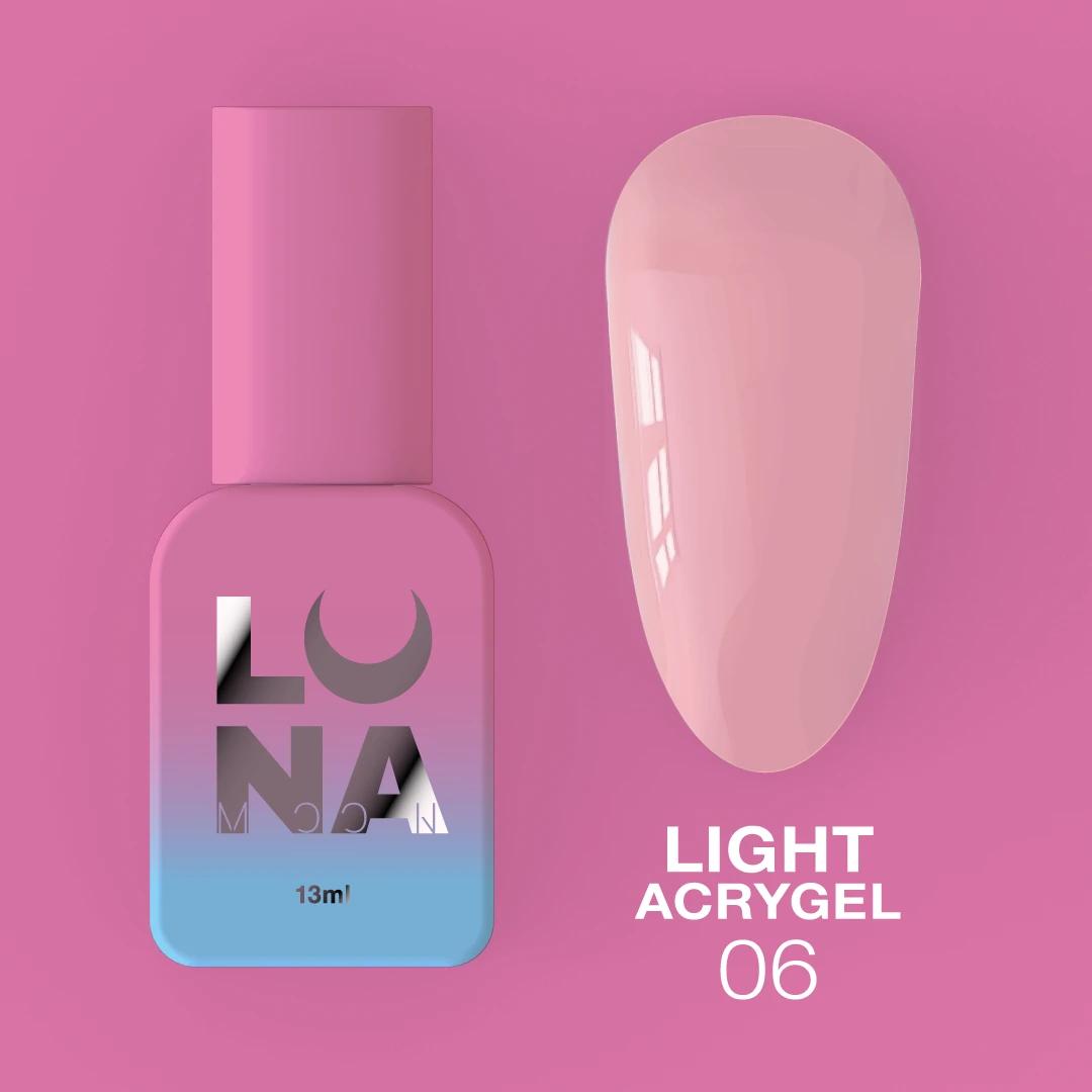 Lunamoon Light Acrygel Gel N°06 Professional for nail masters