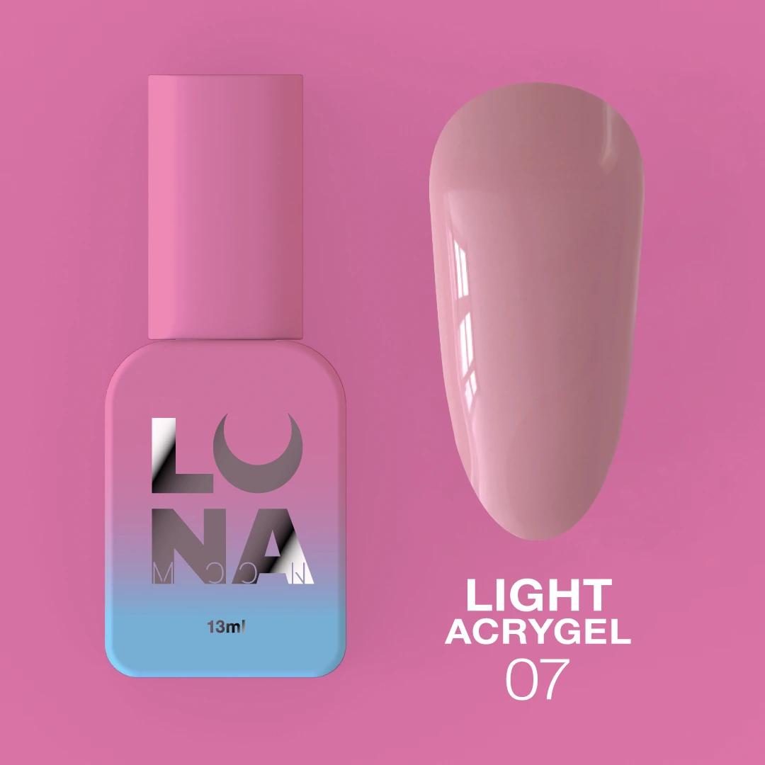 Lunamoon Light Acrygel Gel N°07 Professional for nail masters