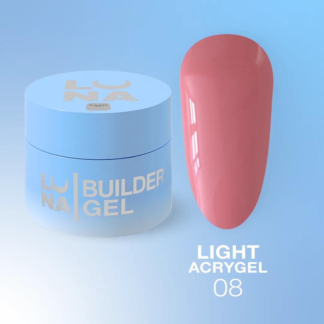 Lunamoon Light Acrygel Gel N°08 Professional for nail masters