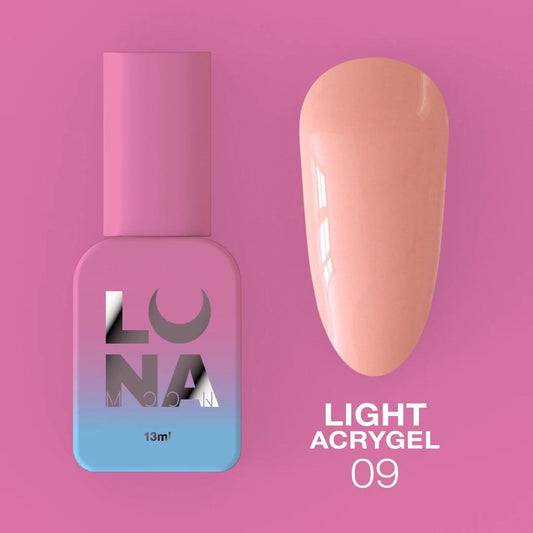 Lunamoon Light Acrygel Gel N° 09 Professional for nail masters