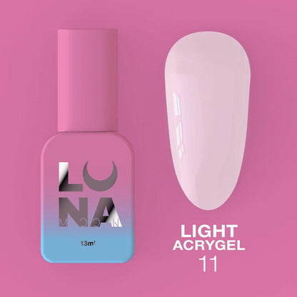 Lunamoon Light Acrygel Gel N° Professional for nail masters