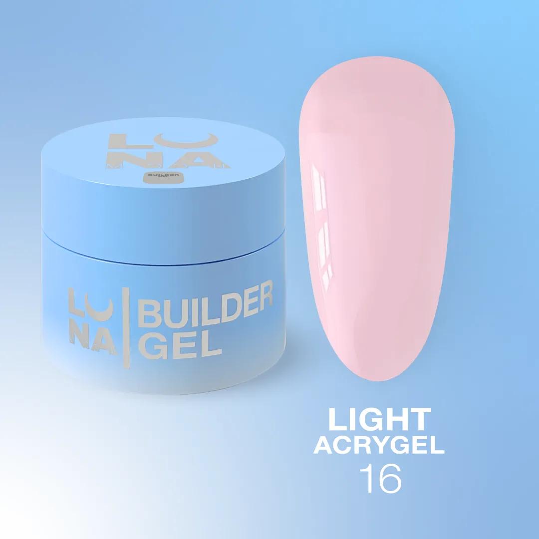 Lunamoon Light Acrygel Gel N° 16 Professional for nail masters