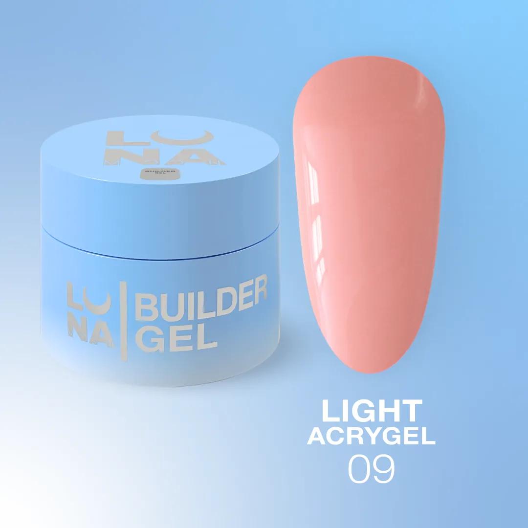 Lunamoon Light Acrygel Gel N° 09 Professional for nail masters
