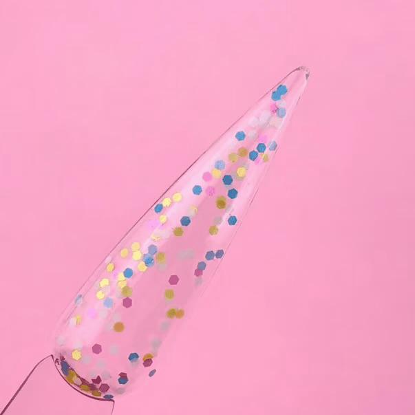 Top pour vernis gel LUNAmoon Bonbon Top 13 ml avec kamifubuki