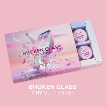 Kit de paillettes sèches LUNAmoon Broken Glass 6 pièces
