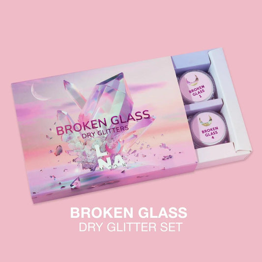 Kit de paillettes sèches LUNAmoon Broken Glass 6 pièces