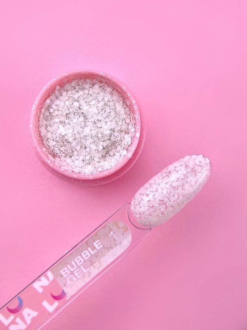 Paillettes pour ongles LUNAmoon Bubble Gel n°1 5 ml