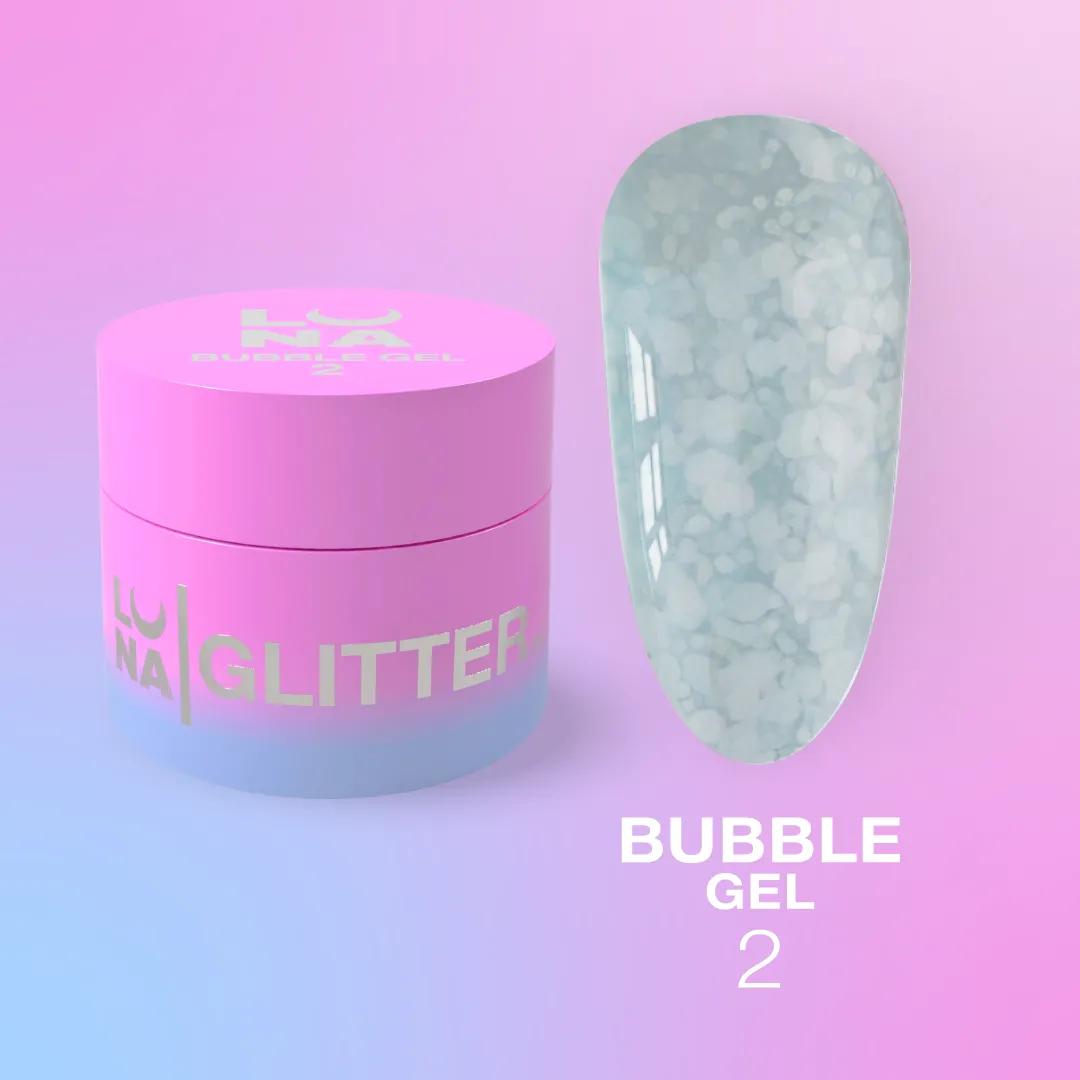 Paillettes pour ongles LUNAmoon Bubble Gel n°2 5 ml
