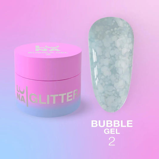 Paillettes pour ongles LUNAmoon Bubble Gel n°2 5 ml