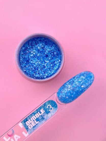 Paillettes pour ongles LUNAmoon Bubble Gel n°3 5 ml