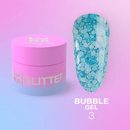 Paillettes pour ongles LUNAmoon Bubble Gel n°3 5 ml