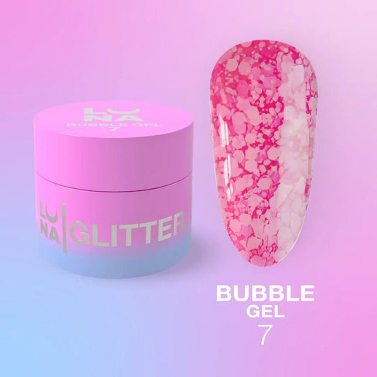 Paillettes pour ongles LUNAmoon Bubble Gel n°7 5 ml