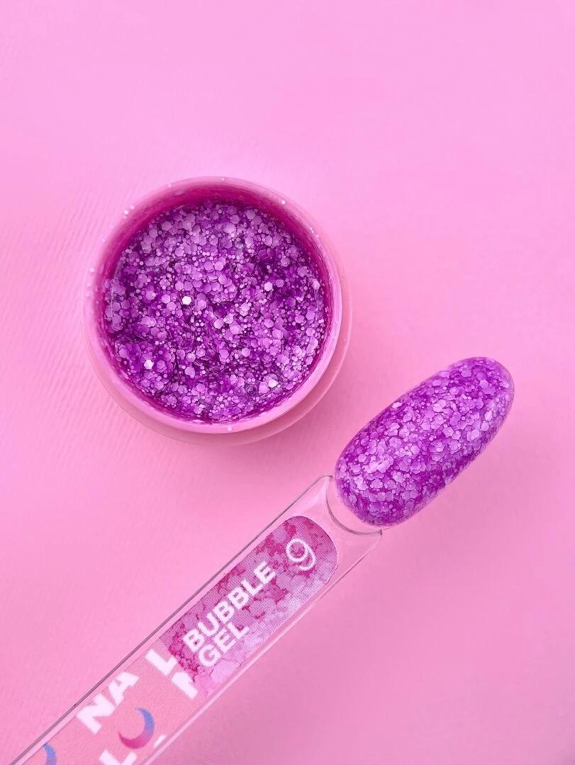 Paillettes pour ongles LUNAmoon Bubble Gel n°9 5 ml
