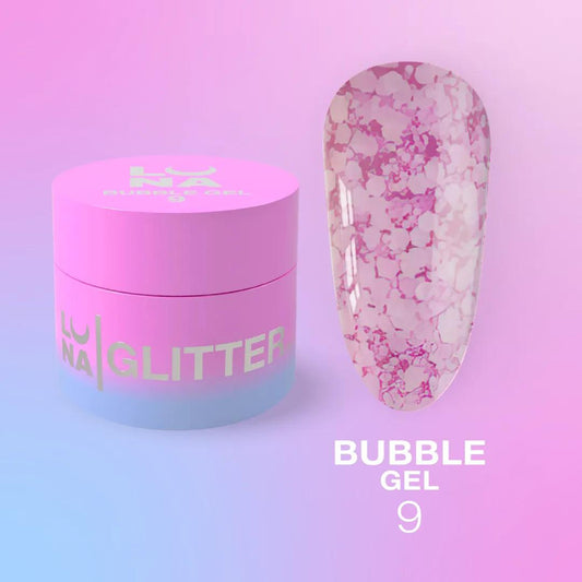 Paillettes pour ongles LUNAmoon Bubble Gel n°9 5 ml