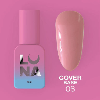 Base camouflage LUNAmoon Cover Base n°8 pour ongles