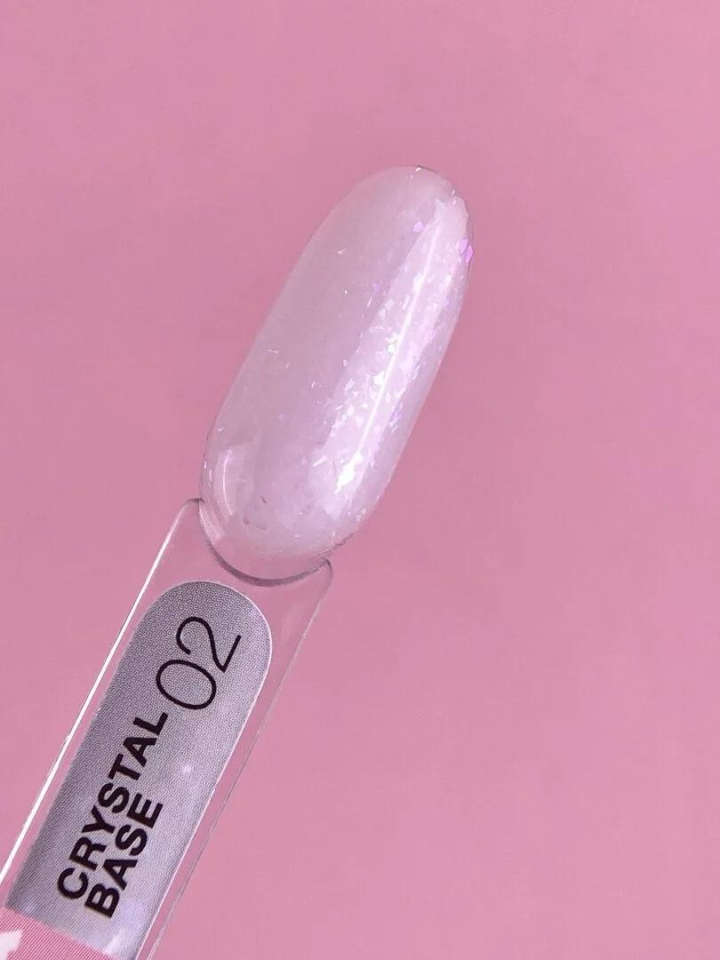 Base à paillettes Lunamoon Crystal Base 02 pour ongles
