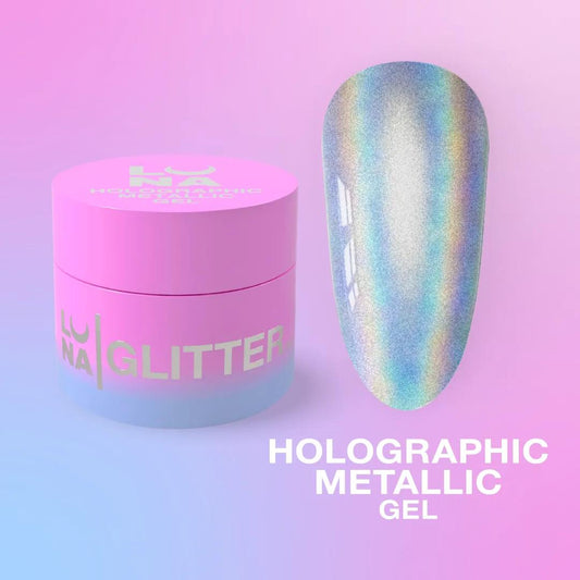 Gel peinture holographique métallique LUNAmoon 5 ml