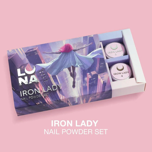 Kit de poudres miroir métalliques LUNAmoon Iron Lady 6 pièces