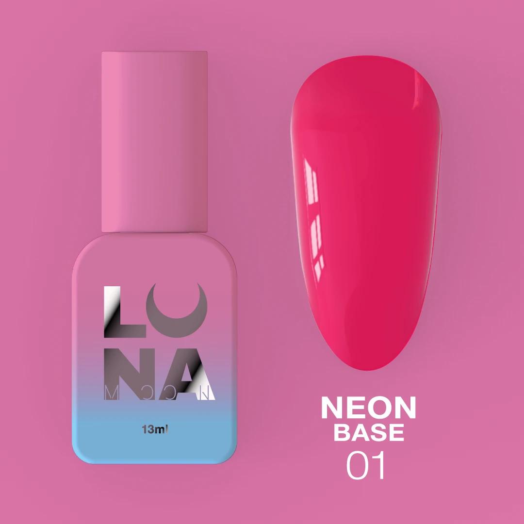 Lunamoon Neon Base 01 base camouflage néon pour ongles