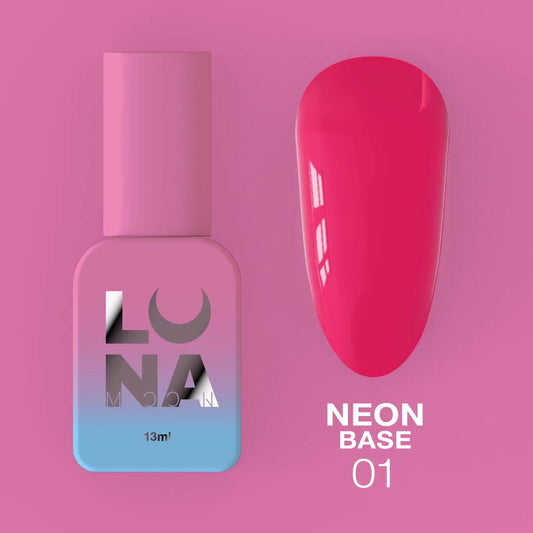 Lunamoon Neon Base 01 base camouflage néon pour ongles