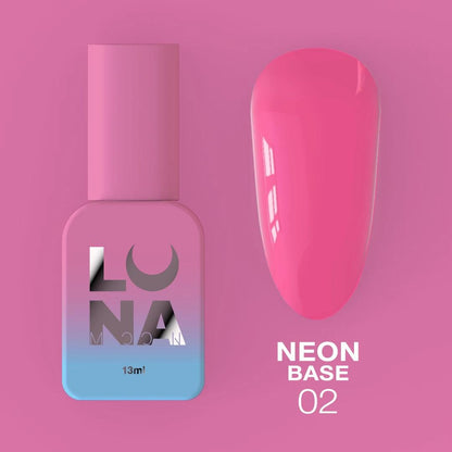 Lunamoon Neon Base 02 base camouflage néon pour ongles