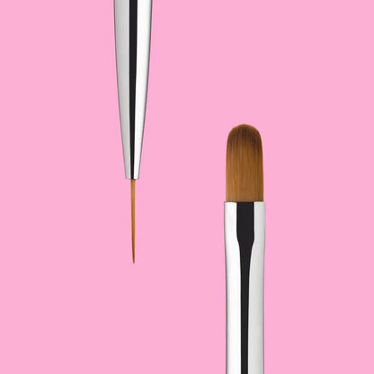 Pinceau double face LUNAmoon pour gel et nail art