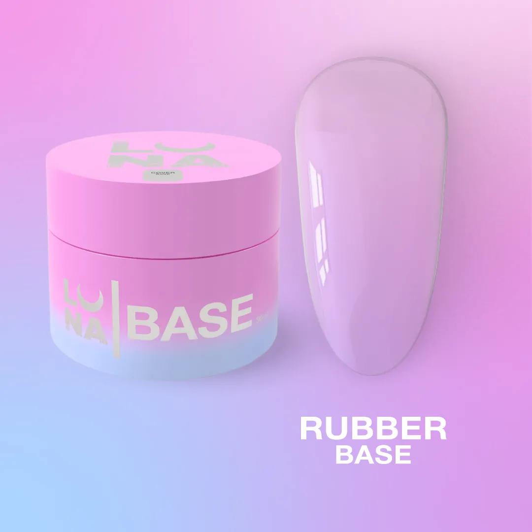 Base pour vernis gel LUNAmoon Rubber Base transparente