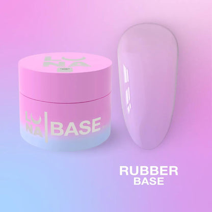 Base pour vernis gel LUNAmoon Rubber Base transparente
