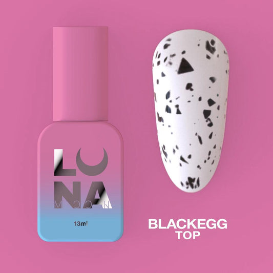 Top mat sans couche collante LUNAmoon Top Matt Blackegg 13 ml
